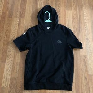 Adidas short sleeve hoodie